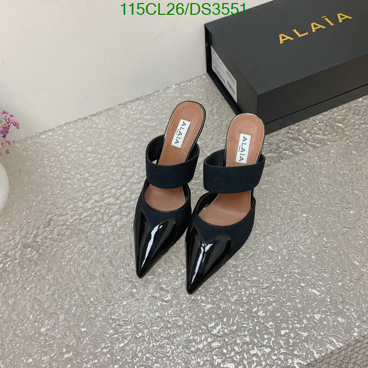 ALAIA-Women Shoes Code: DS3551 $: 115USD