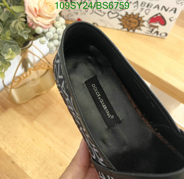 D&G-Women Shoes Code: BS6759 $: 109USD