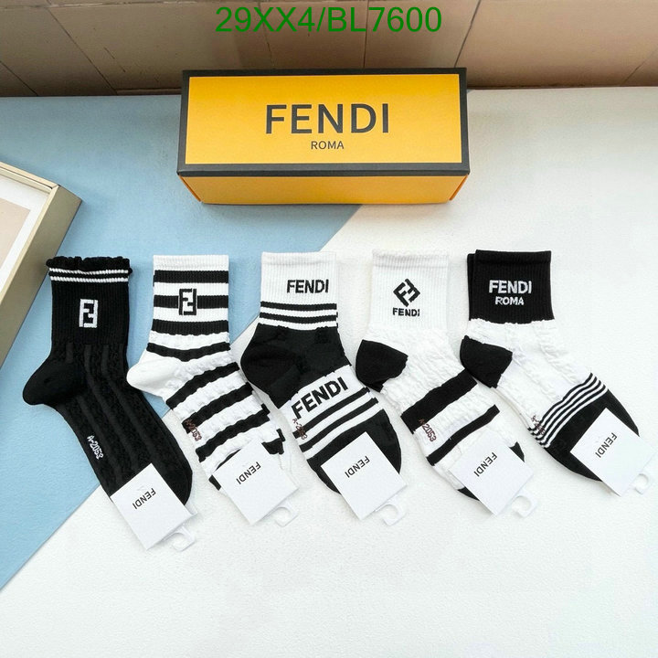 Fendi-Sock Code: BL7600 $: 29USD