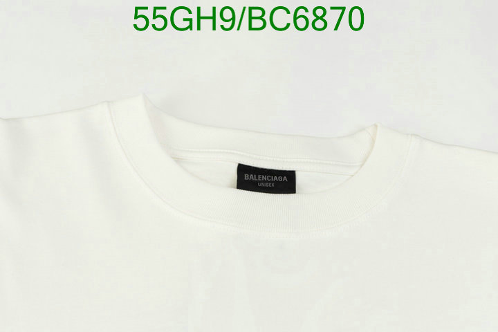 Balenciaga-Clothing Code: BC6870 $: 55USD