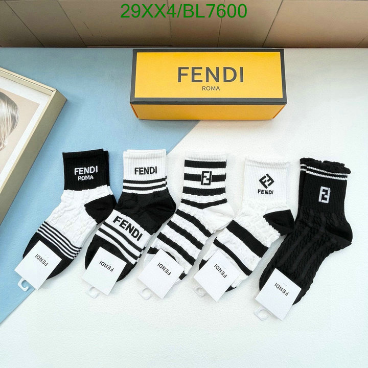 Fendi-Sock Code: BL7600 $: 29USD