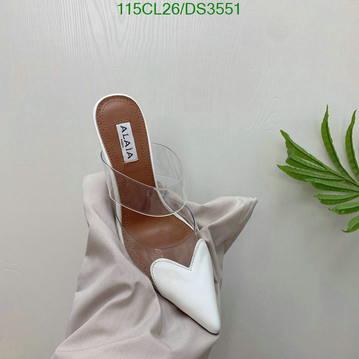 ALAIA-Women Shoes Code: DS3551 $: 115USD