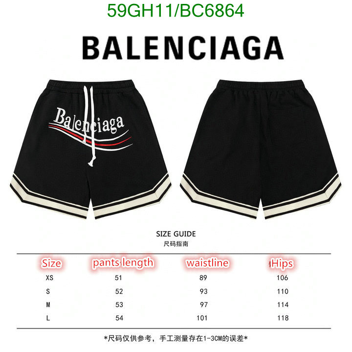 Balenciaga-Clothing Code: BC6864 $: 59USD