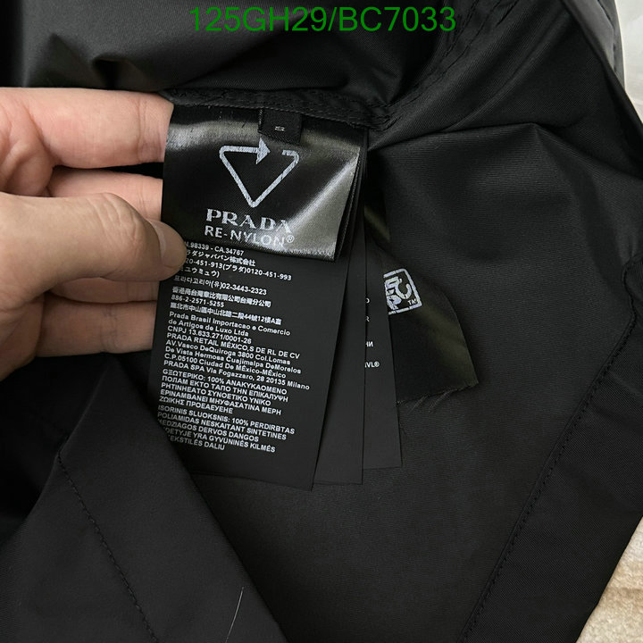 Prada-Clothing Code: BC7033 $: 125USD