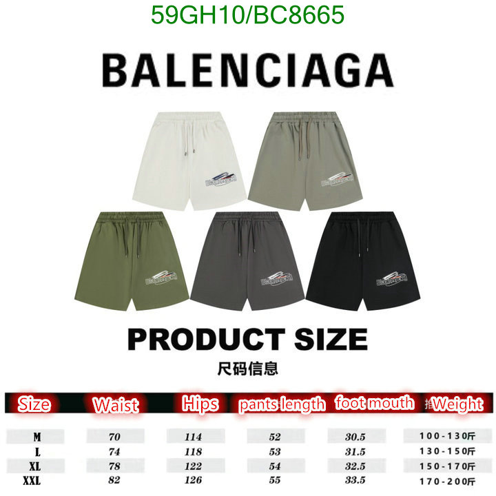 Balenciaga-Clothing Code: BC8665 $: 59USD