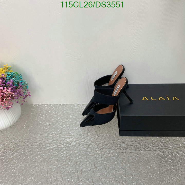 ALAIA-Women Shoes Code: DS3551 $: 115USD