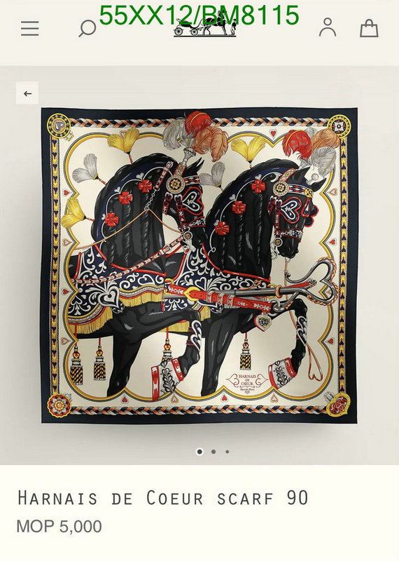 Hermes-Scarf Code: BM8115 $: 55USD