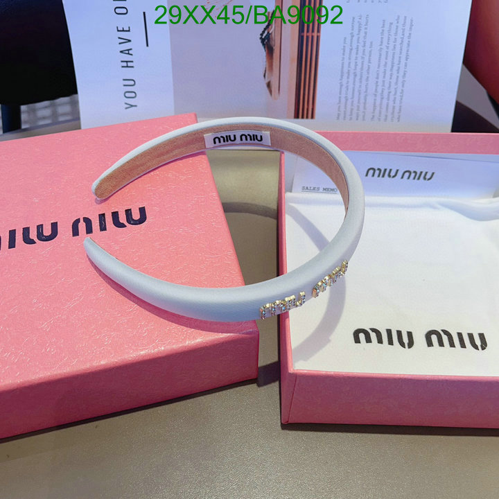 MIU MIU-Headband Code: BA9092 $: 29USD