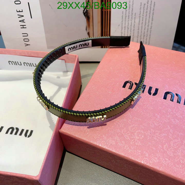 MIU MIU-Headband Code: BA9093 $: 29USD