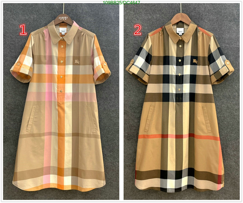 Burberry-Clothing Code: DC4647 $: 109USD