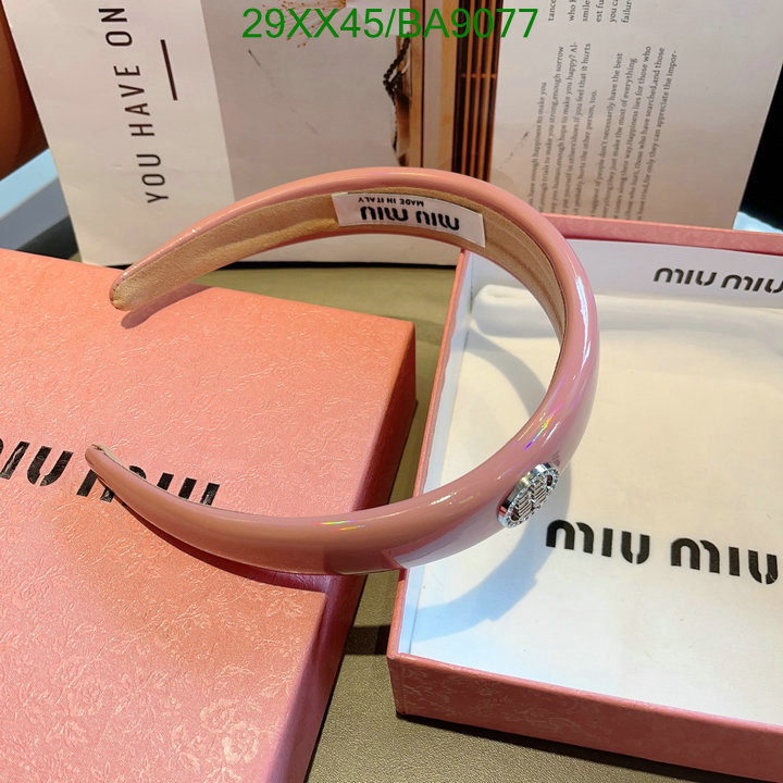 MIU MIU-Headband Code: BA9077 $: 29USD