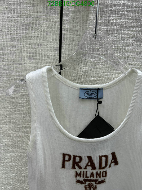 Prada-Clothing Code: DC4800 $: 72USD