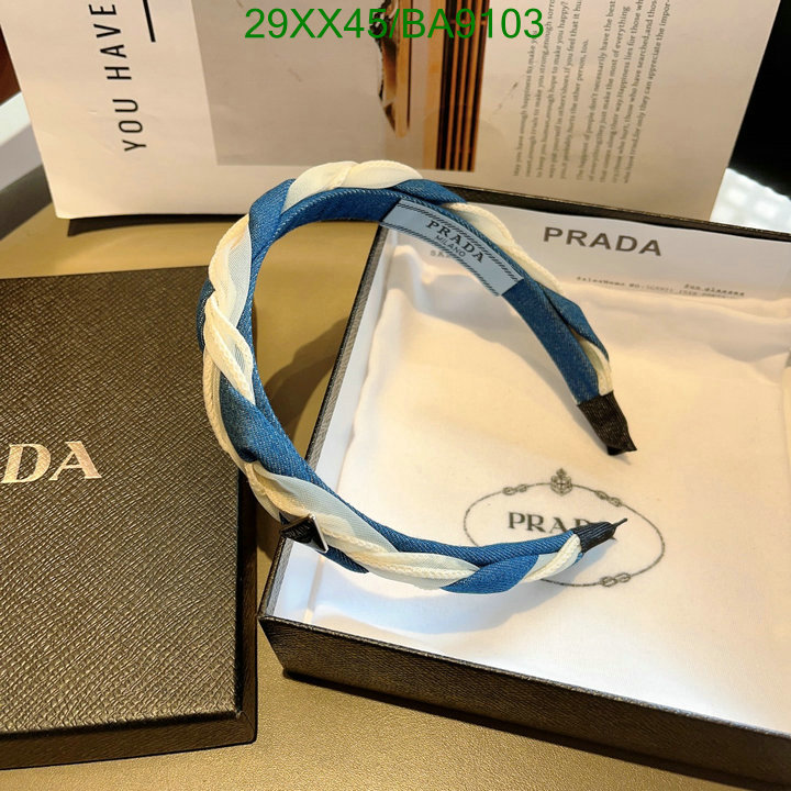 Prada-Headband Code: BA9103 $: 29USD