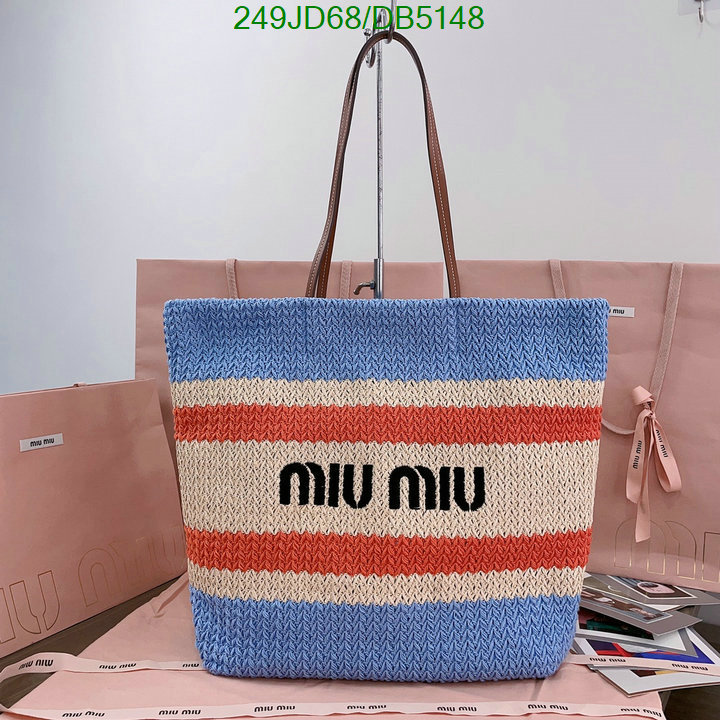 Miu Miu-Bag-Mirror Quality Code: DB5148 $: 249USD