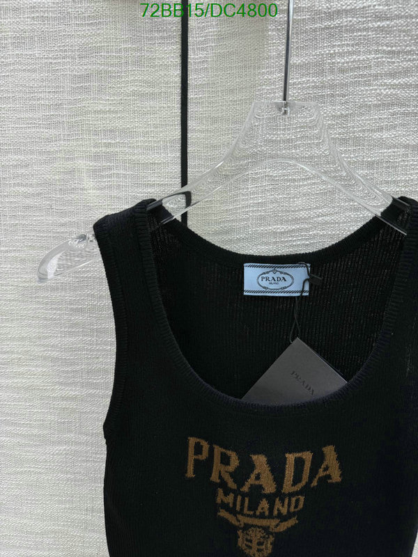 Prada-Clothing Code: DC4800 $: 72USD