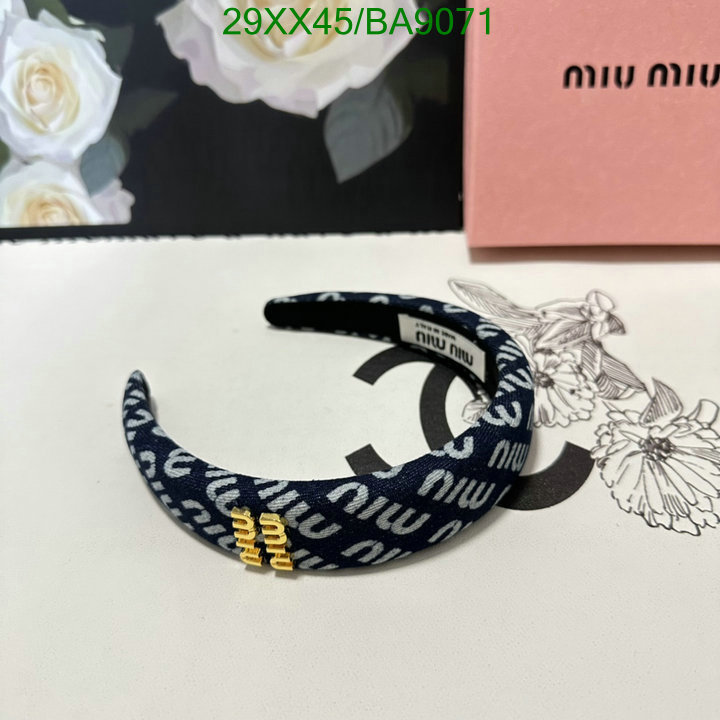 MIU MIU-Headband Code: BA9071 $: 29USD