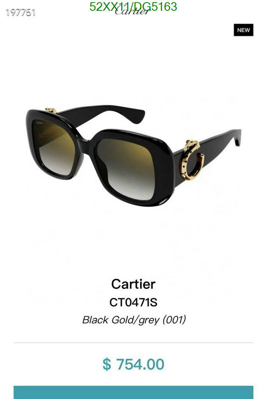 Cartier-Glasses Code: DG5163 $: 52USD