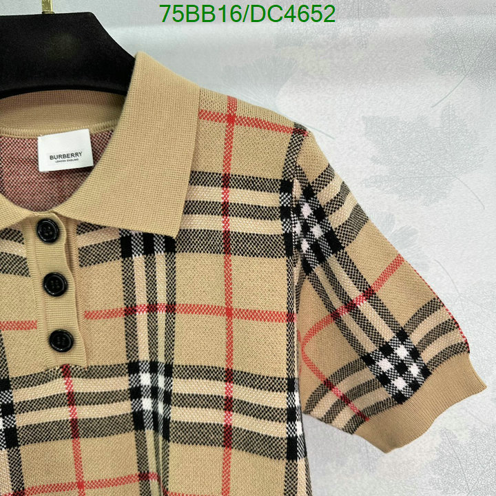 Burberry-Clothing Code: DC4652 $: 75USD