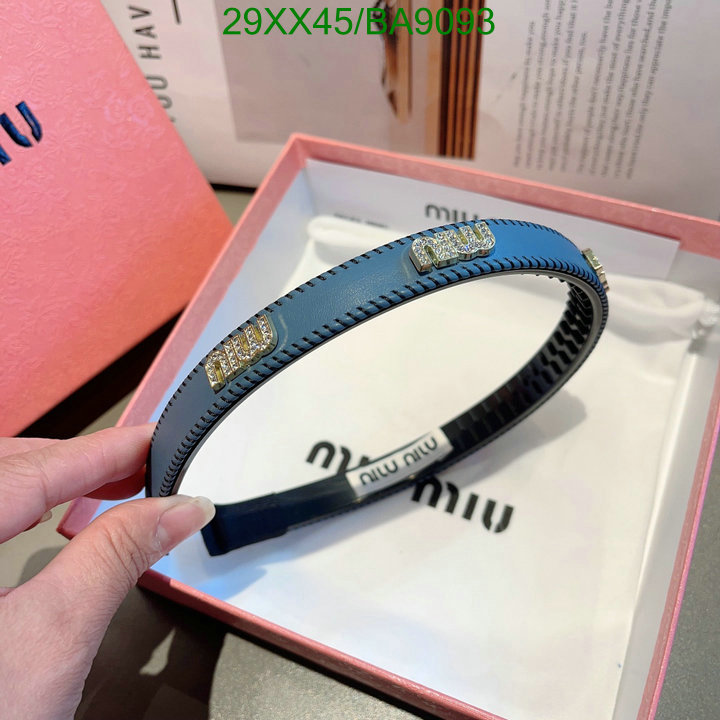 MIU MIU-Headband Code: BA9093 $: 29USD