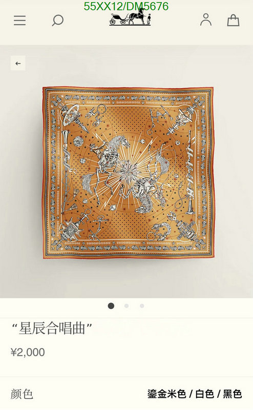 Hermes-Scarf Code: DM5676 $: 55USD