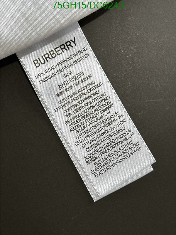 Burberry-Clothing Code: DC6243 $: 75USD