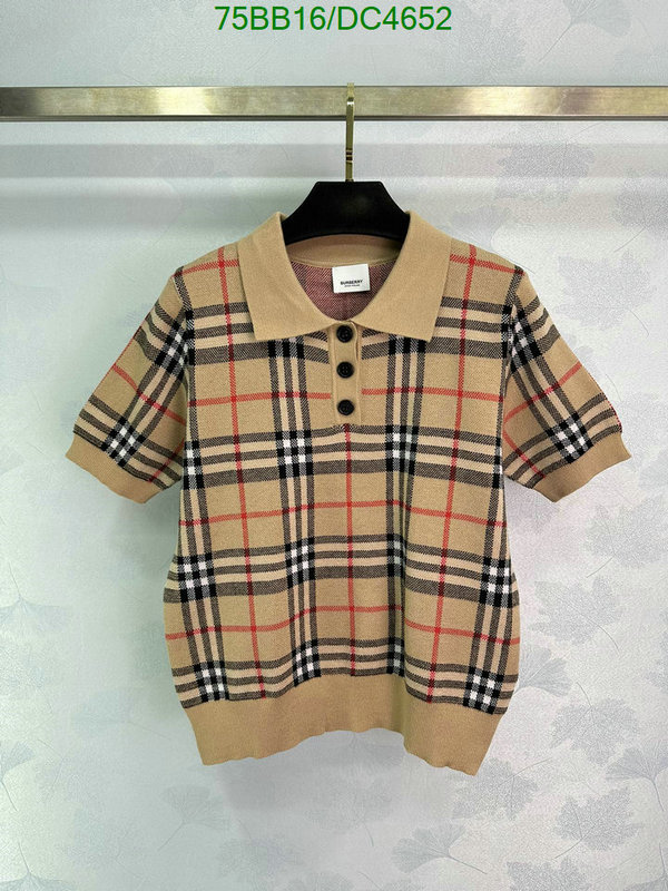 Burberry-Clothing Code: DC4652 $: 75USD