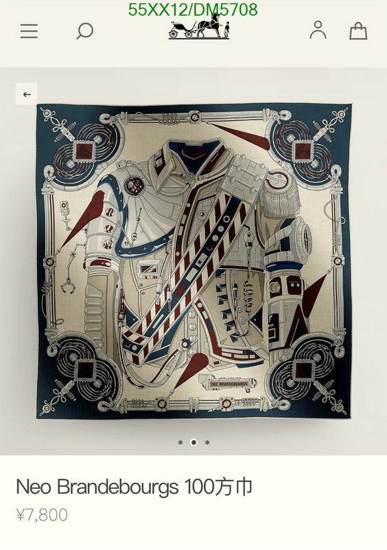 Hermes-Scarf Code: DM5708 $: 55USD