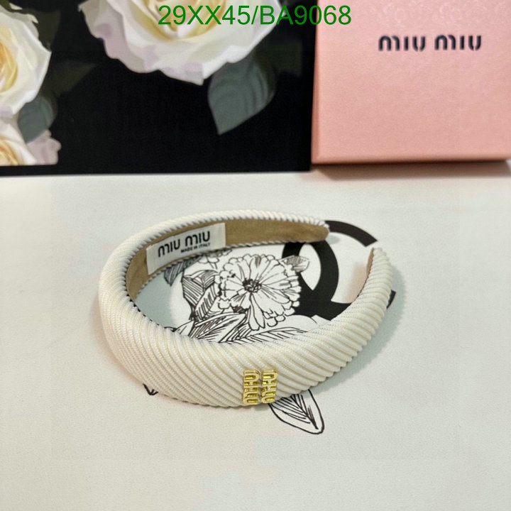 MIU MIU-Headband Code: BA9068 $: 29USD