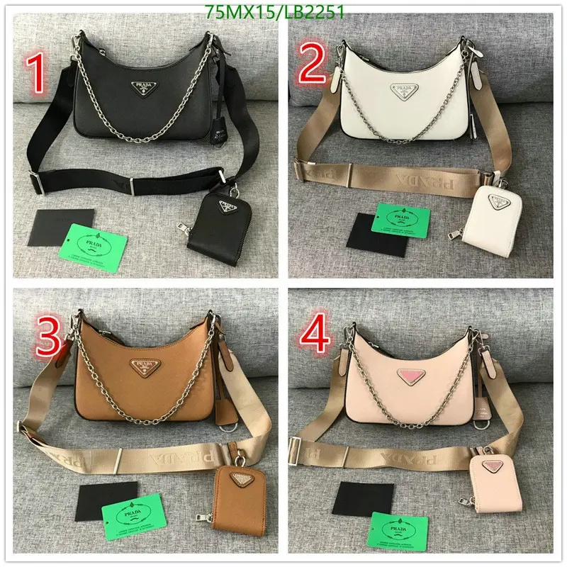 Prada-Bag-4A Quality Code: LB2251 $: 95USD