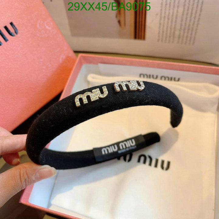 MIU MIU-Headband Code: BA9075 $: 29USD