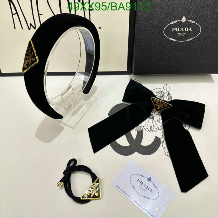 Prada-Headband Code: BA9113 $: 49USD