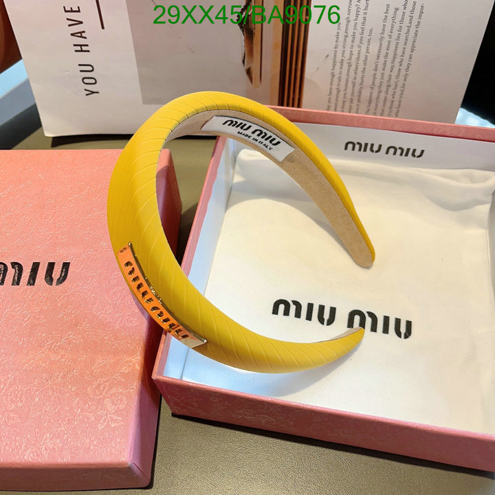 MIU MIU-Headband Code: BA9076 $: 29USD