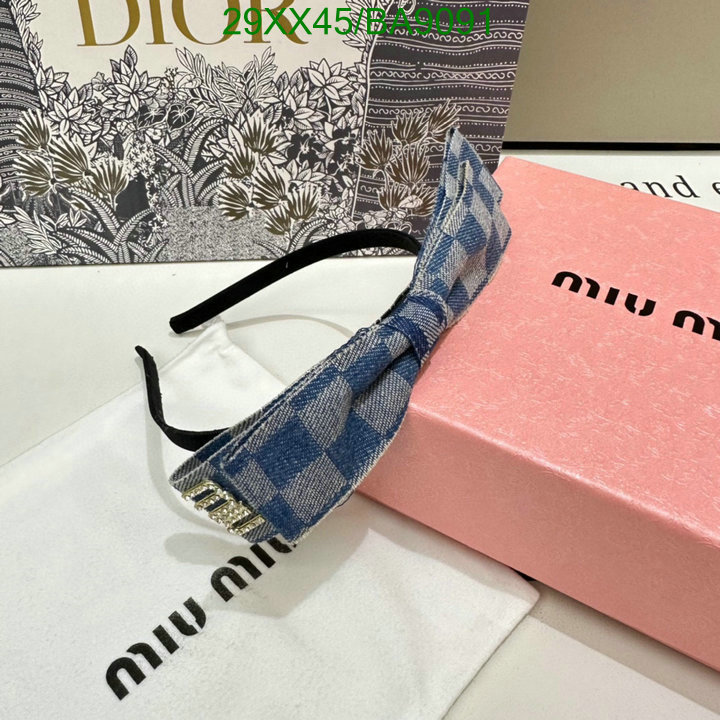 MIU MIU-Headband Code: BA9091 $: 29USD