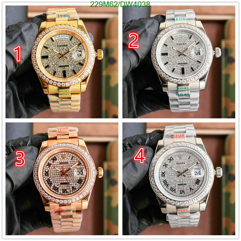 Rolex-Watch-Mirror Quality Code: DW4038 $: 229USD