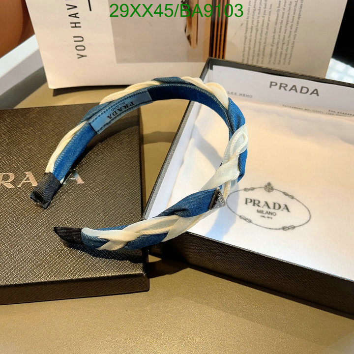 Prada-Headband Code: BA9103 $: 29USD