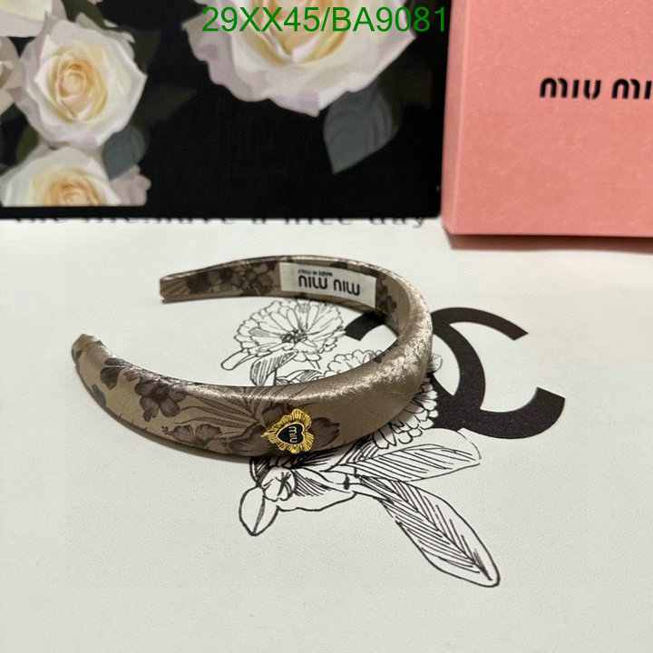 MIU MIU-Headband Code: BA9081 $: 29USD