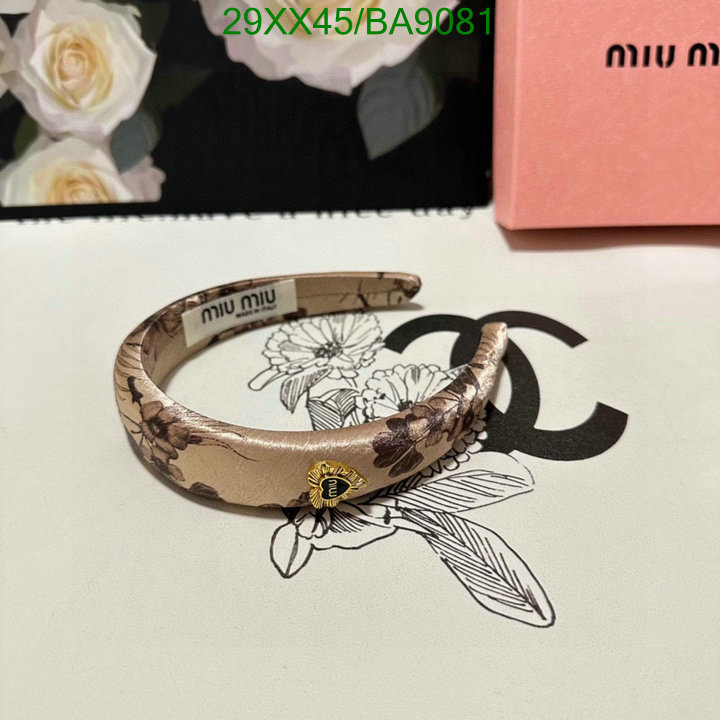 MIU MIU-Headband Code: BA9081 $: 29USD