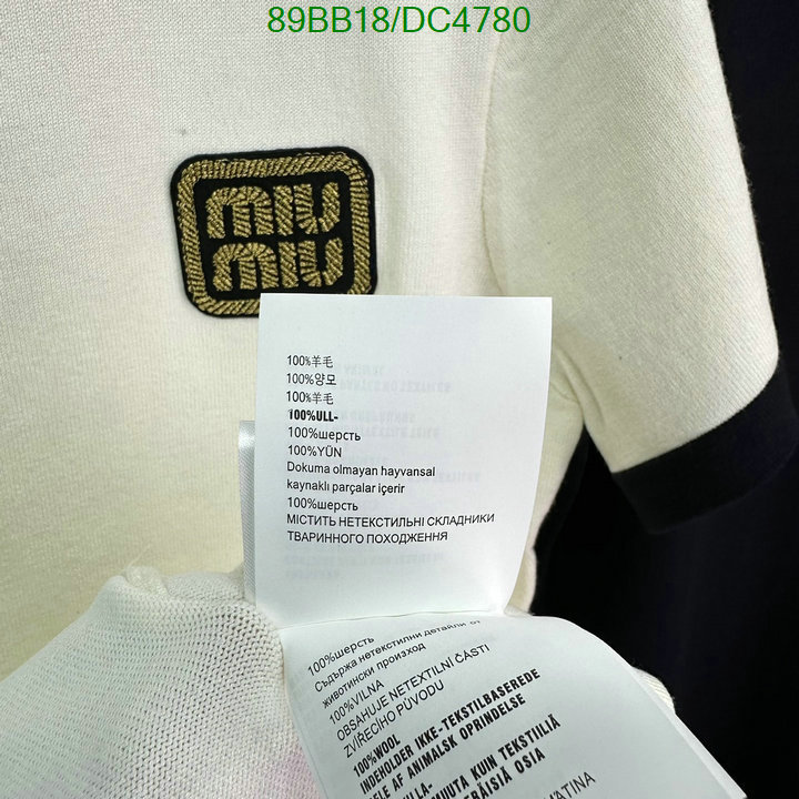 MIUMIU-Clothing Code: DC4780 $: 89USD