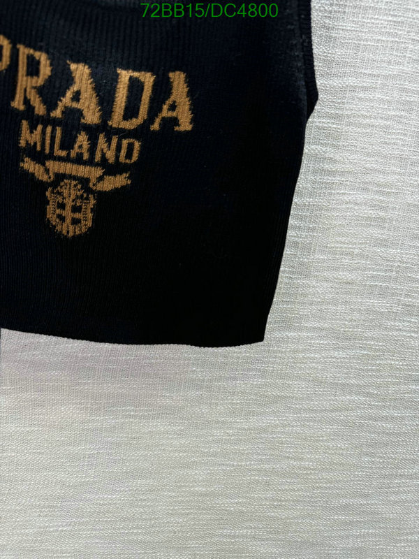 Prada-Clothing Code: DC4800 $: 72USD