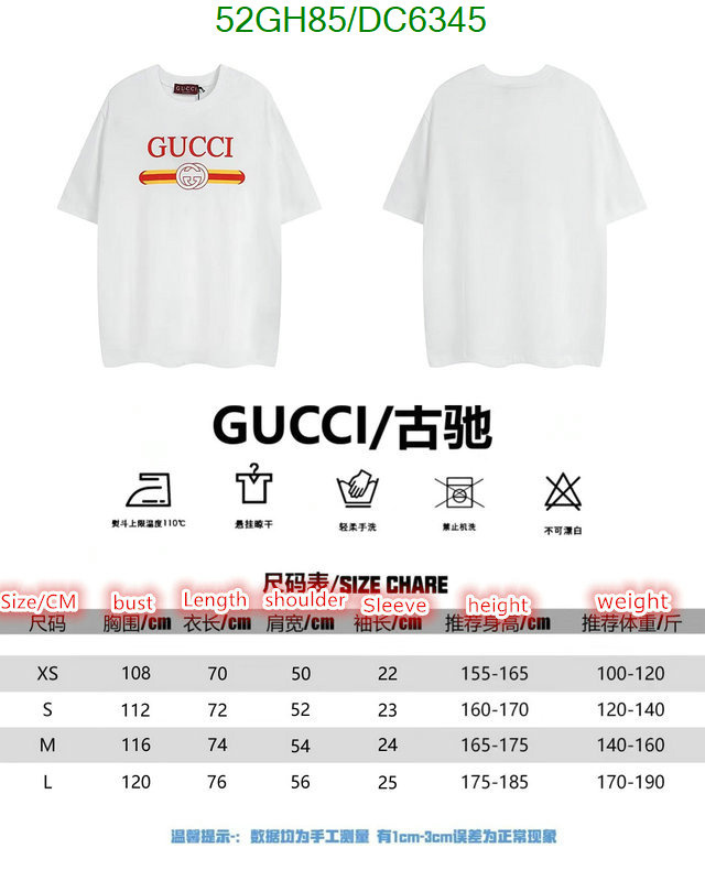 Gucci-Clothing Code: DC6345 $: 52USD