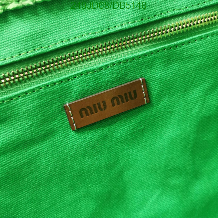 Miu Miu-Bag-Mirror Quality Code: DB5148 $: 249USD