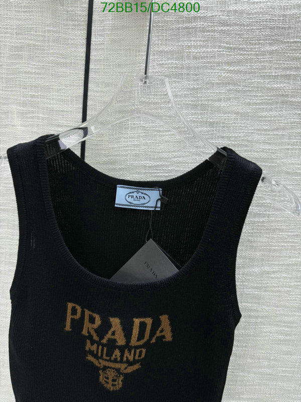 Prada-Clothing Code: DC4800 $: 72USD