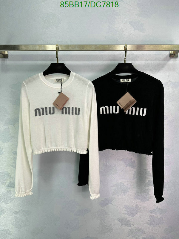 MIUMIU-Clothing Code: DC7818 $: 85USD