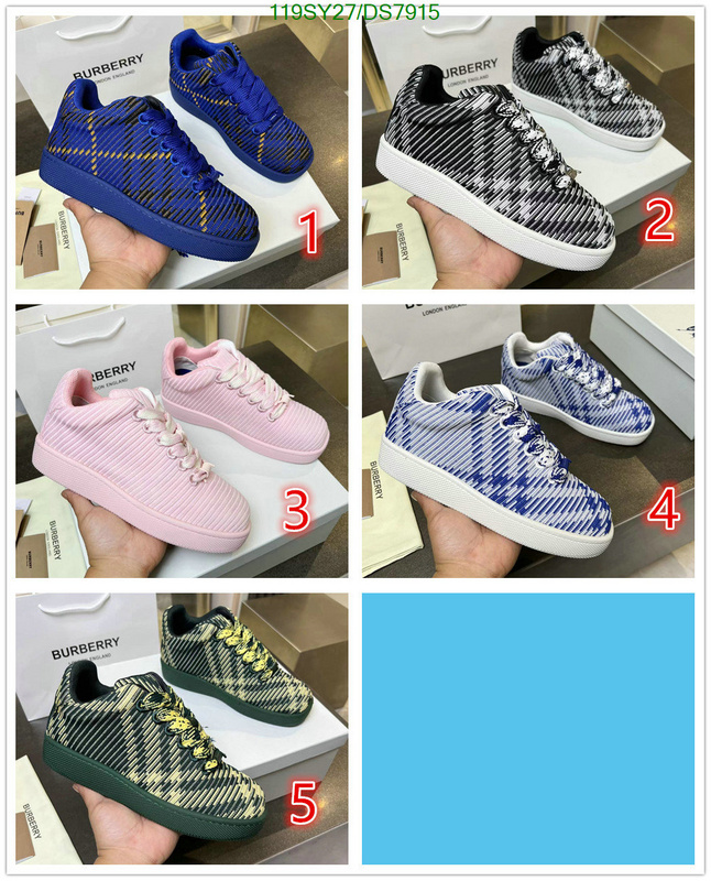 Burberry-Women Shoes Code: DS7915 $: 119USD