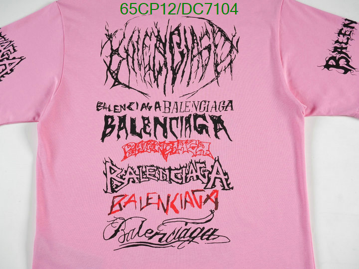 Balenciaga-Clothing Code: DC7104 $: 65USD