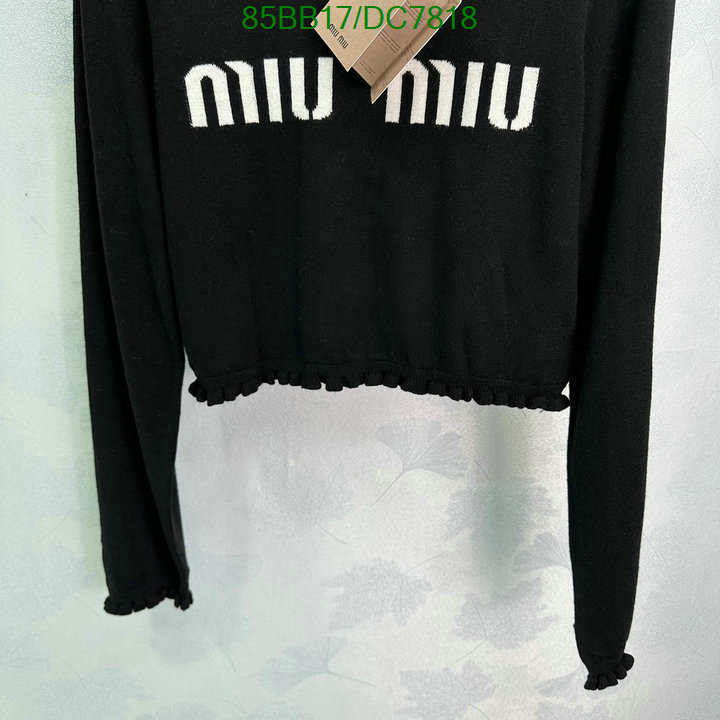 MIUMIU-Clothing Code: DC7818 $: 85USD