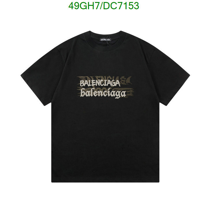 Balenciaga-Clothing Code: DC7153 $: 49USD