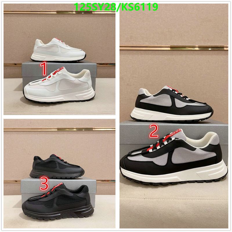 Prada-Men shoes Code: KS6119 $: 125USD