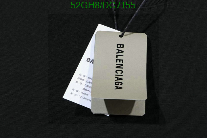 Balenciaga-Clothing Code: DC7155 $: 52USD