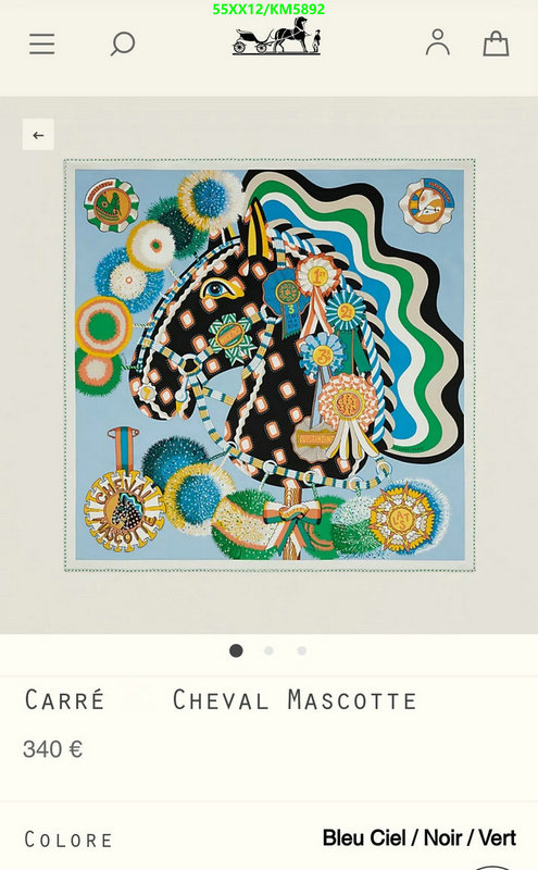 Hermes-Scarf Code: KM5892 $: 55USD